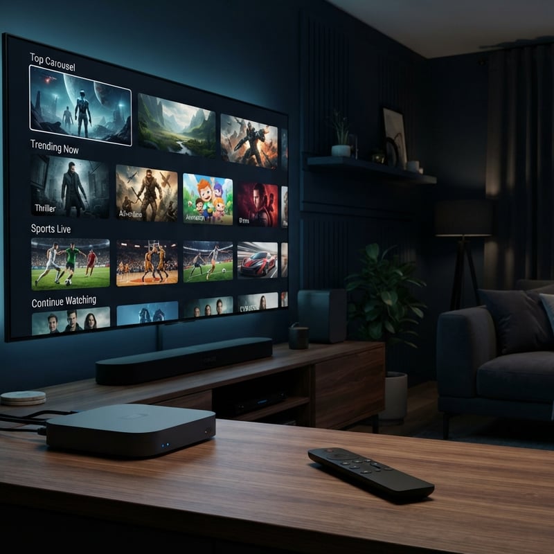 A large flat screen TV with a sports channel on the screen.